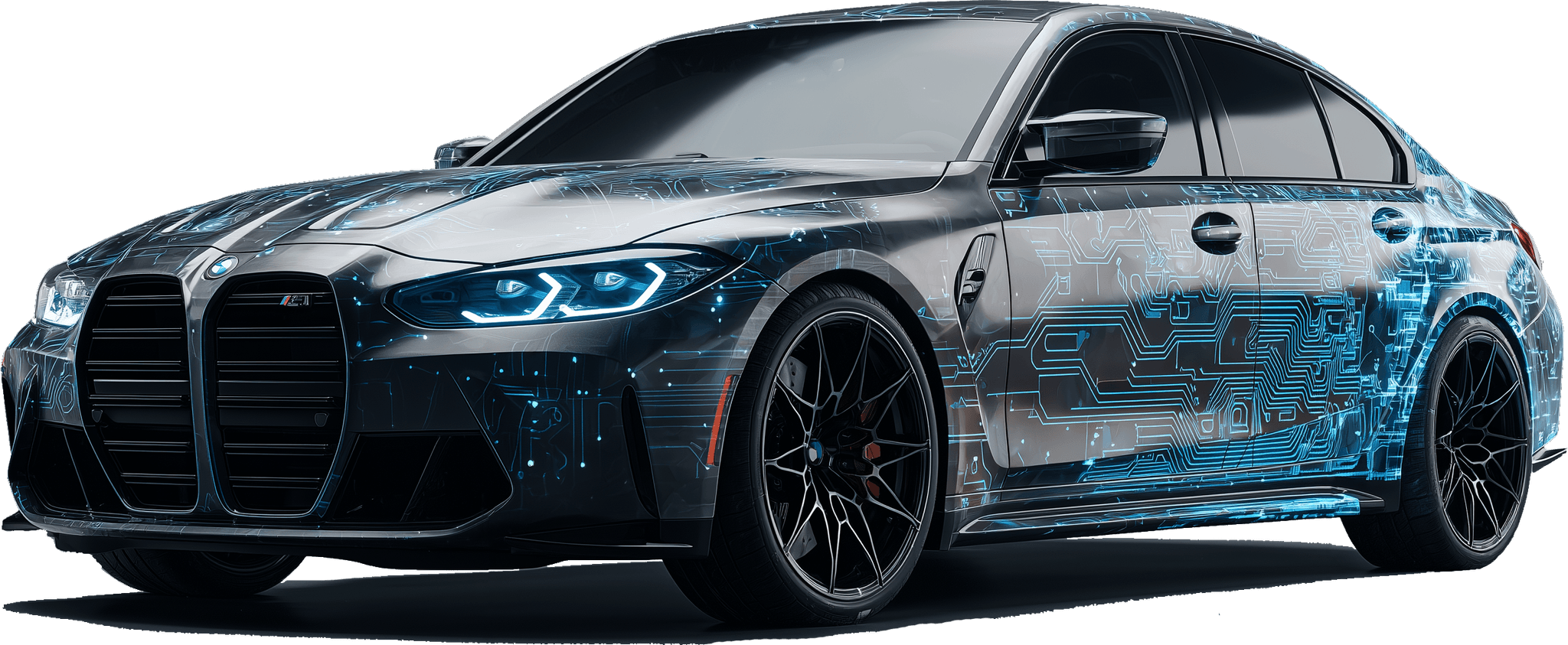 AI-powered car history analysis showing vehicle details and insights